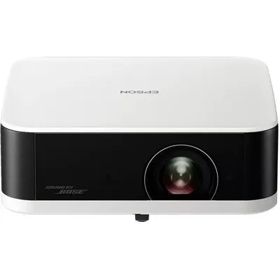 Epson Lifestudio Pop - EF-61W eleganter Smart-Projektor weiß Diamantweiß, mit Sound by Bose und Google TV, Epson Projection Studio App