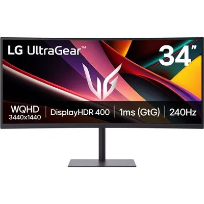 LG UltraGear 34G630A-B Gaming Monitor - WQHD, 240Hz - Soundsystem mit 2 x 5 Watt