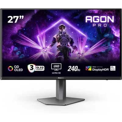 AOC AG276UZD 27 Zoll - Gaming Monitor QD-OLED, 4K UHD, 240 Hz