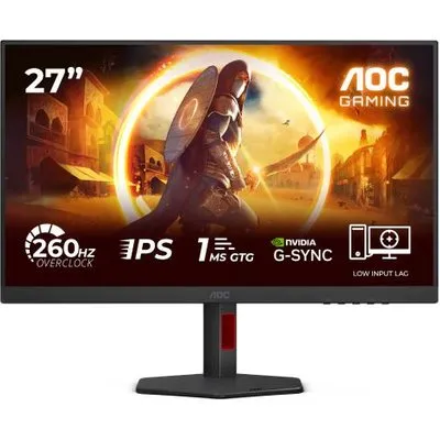 AOC 27G4ZR 27 Zoll - Gaming Monitor Fast IPS Panel, FHD, 260 Hz, 1 ms, HDR 10, HDMI, DP