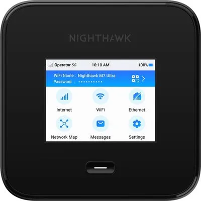 NETGEAR Nighthawk M7 Pro 5G WiFi 7 Mobiler Hotspot 5G bis zu 6 Gbit/s, WiFi 7 (WLAN BE) bis zu 5,8 Gbit/s