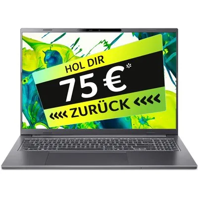 Acer Aspire 16 AI (A16-A71M-R93M) Copilot+PC 16,0" WUXGA, 120Hz, IPS, Ryzen AI 5-430, 16GB RAM, 512GB SSD, Windows 11