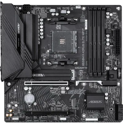 GIGABYTE B550M X AORUS Elite WIFI7 Mainboard Sockel AM4