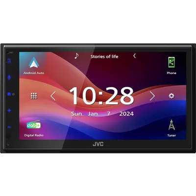 JVC KW-M695DBW Schwarz
