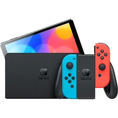 Nintendo Switch OLED Blau Rot
