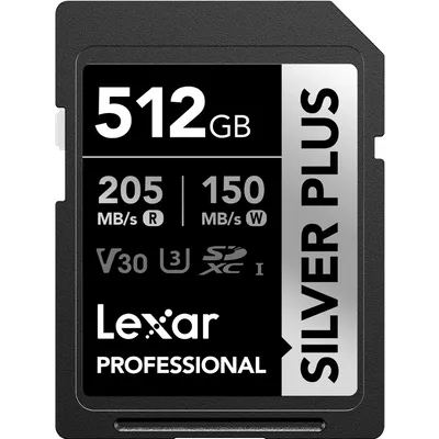 Lexar Professional SDXC Silver Plus 512GB 150 MB/s