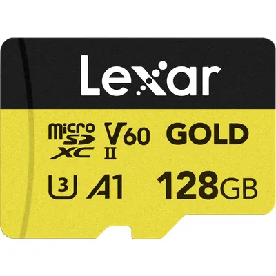 Lexar Professional microSDXC GOLD 128GB 100 MB/s