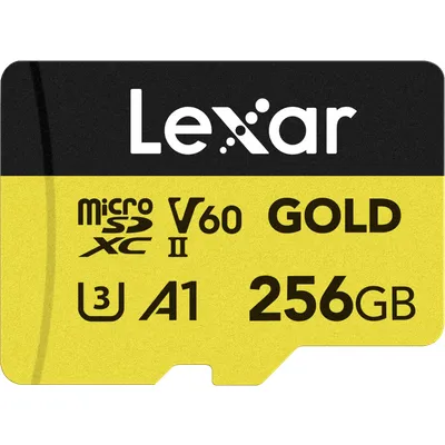 Lexar Professional microSDXC GOLD 256GB 180 MB/s