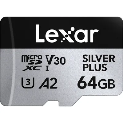 Lexar Professional microSDXC Silver Plus 64GB 100 MB/s