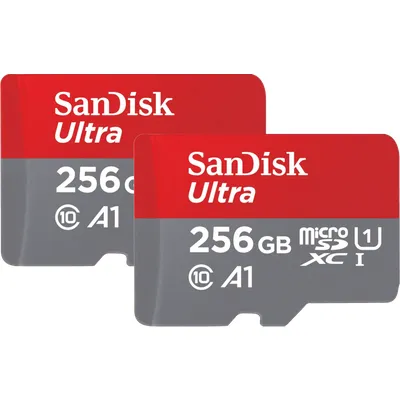 SanDisk microSDXC Ultra 256GB 120 MB/s Doppelpack