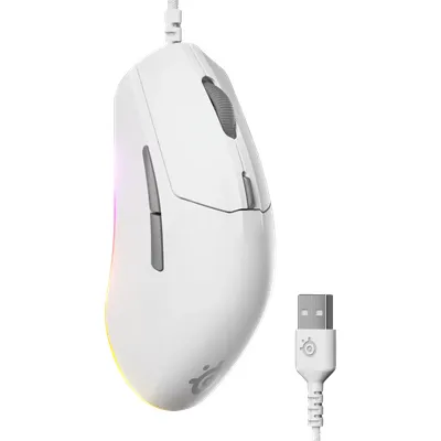 SteelSeries Rival 3 Gen 2 Gaming-Maus Weiß