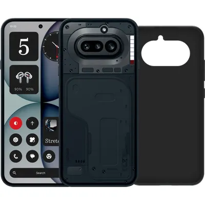 Nothing Phone (4a) 256GB Schwarz 5G + BlueBuilt Backcover Schwarz