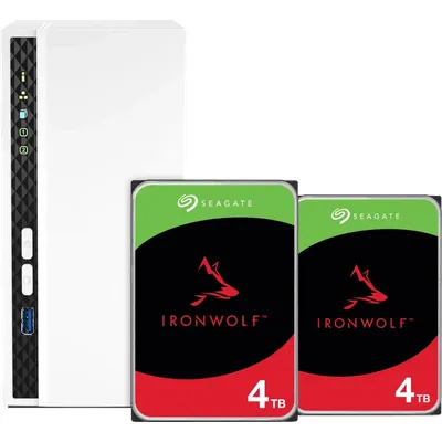 QNAP TS-233 + Seagate Ironwolf 4 TB Doppelpack