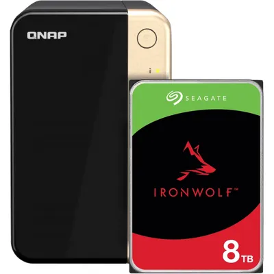 QNAP TS-264-8G + Seagate Ironwolf 8TB