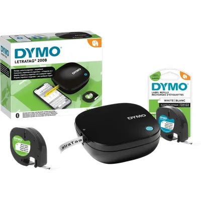 DYMO LetraTag 200B Bluetooth Etikettendrucker + 1x zusätzliche Etiketten