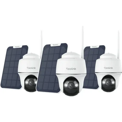 Reolink Argus B430 + Solar Panel 3er-Pack