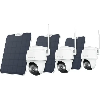 Reolink Argus B440 + Solar Panel 2 3er-Pack