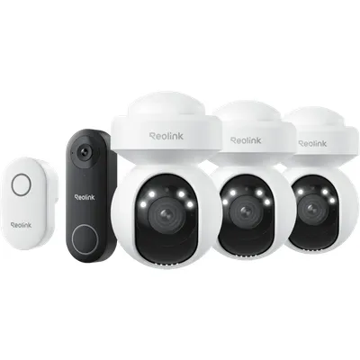 Reolink E540 3er-Pack + D340W + Chime