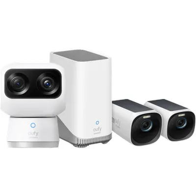 eufyCam 3 Doppelpack + eufy Indoor Cam S350