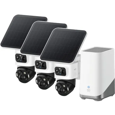 eufyCam S4 3er-Pack + HomeBase 3