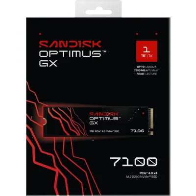 SANDISK Optimus GX 7100 1TB NVMe SSD