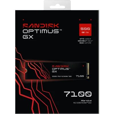 SANDISK Optimus GX 7100 500GB NVMe-SSD