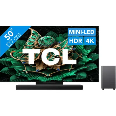 TCL 50 Zoll QD Mini LED C71K 4K (2025) + TCL S55H 2.1 Soundbar