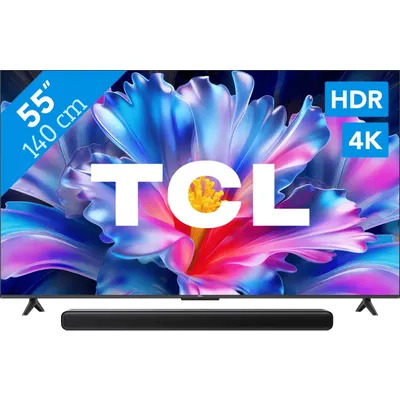 TCL 55 Zoll QLED P6L 4K (2026) + TCL S45H 2.0 Soundbar