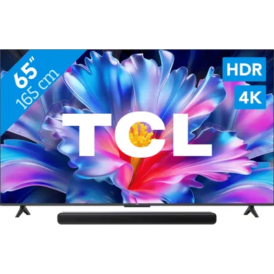 TCL 65 Zoll QLED P6L 4K (2026) + TCL S45H 2.0 Soundbar