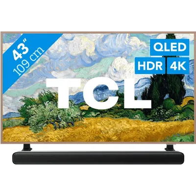 TCL QLED 43 Zoll A400 Pro (2026) + TCL S45H 2.0 Soundbar