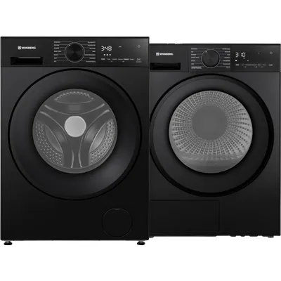 Wisberg WBWM3A5B9DE SwiftWash + Wisberg WBDR3BB9DE CreaseControl