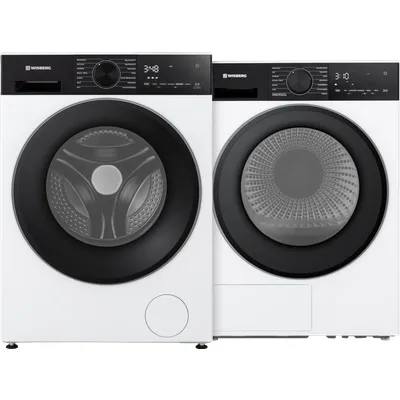 Wisberg WBWM3A5W9DE SwiftWash + Wisberg WBDR3BW9DE CreaseControl