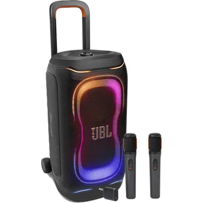 JBL PartyBox 330 Schwarz + JBL Kabelloses Mikrofonset