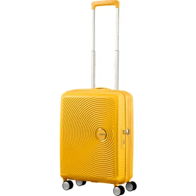 American Tourister Soundbox Expandable Spinner 55 cm Golden Yellow