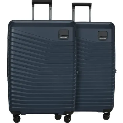 Samsonite Intuo Expandable Spinner 75 cm Doppelpack Blue Nights
