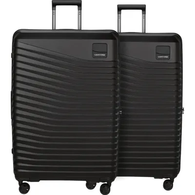 Samsonite Intuo Expandable Spinner 81 cm Doppelpack Black