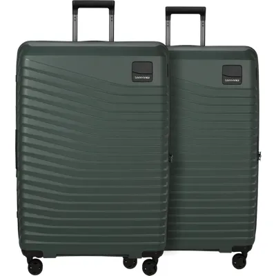 Samsonite Intuo Expandable Spinner 81 cm Doppelpack Olive Green