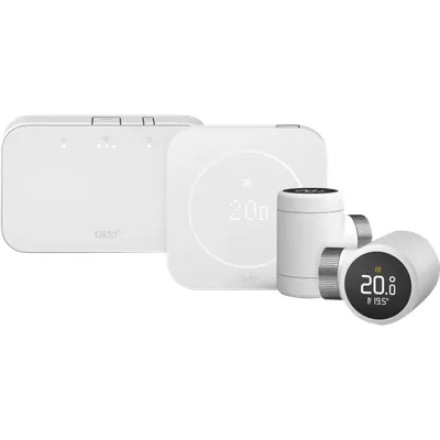 tado Kabelloser Smart-Thermostat X Multiroom Starterset 2. Generation (2 Thermostatköpfe)