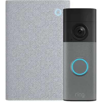 Ring Akku-Videotürklingel 2. Generation Silber + Chime