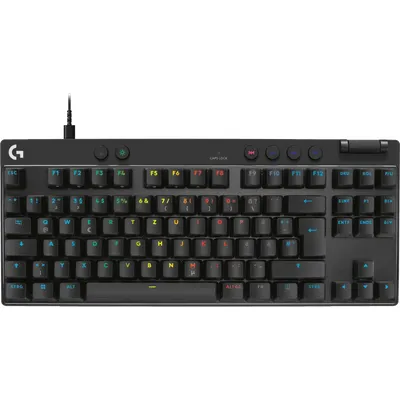 Logitech G Pro X TKL Rapid Gaming-Tastatur Schwarz QWERTZ