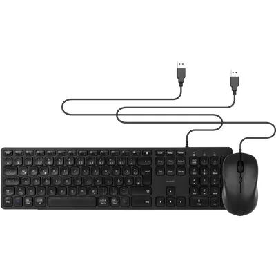 BlueBuilt Kabelgebundene Tastatur QWERTZ + Filum Kabelgebundene Maus