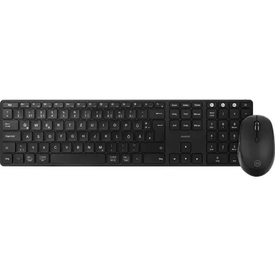 BlueBuilt Kabellose Bluetooth QWERTZ Pro Tastatur + Ergonomische Bluetooth-Maus