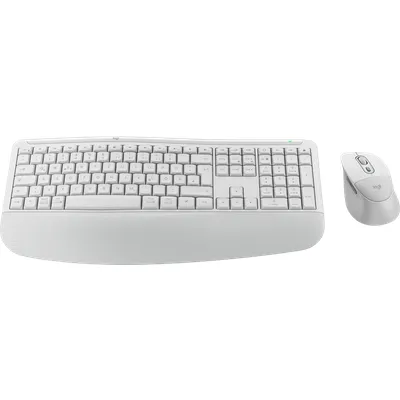 Logitech MK880 Signature Comfort Plus Kabellose Tastatur und Maus Combo Offwhite QWERTZ
