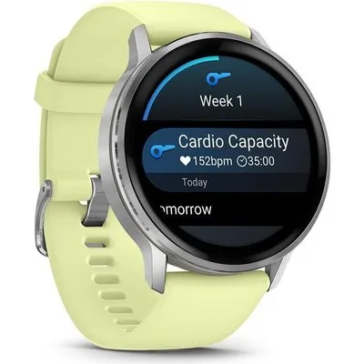 Garmin Venu 4 in Silber Gelb