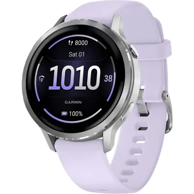 Garmin Venu 4 in Silber Lila