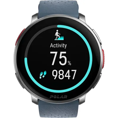 Polar Vantage V3 in Polar Silber Blau