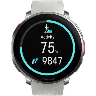 Polar Vantage V3 in Polar Silber Weiß
