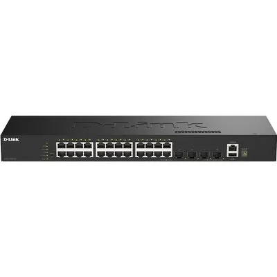 D-Link DGS-1530-28 Smart Managed Switch 24x Gigabit Ethernet, 4x 10G SFP+, 1x USB 2.0, 1x Konsolen-Port