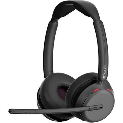 Epos Impact 1000 MS UC Bluetooth Stereo-Headset MS Teams zertifiziert, ANC Geräuschunterdrückung, Incl. Bluetooth- und USB-C/A-Adapter
