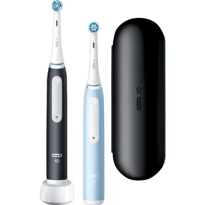 Oral-B iO 3 Schwarz und Blau Doppelpack